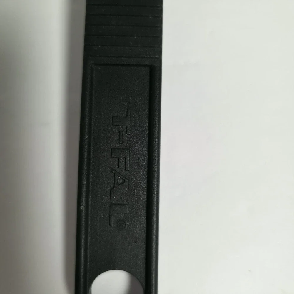 Vintage T-Fal Black Nylon Slotted Spatula Turner Holes Flipper Cooking Utensil